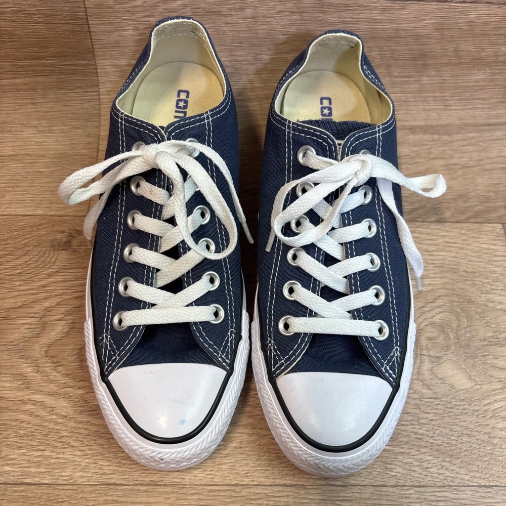 Converse Chuck Taylor All Star Low Top Navy Blue Sneakers M9697 Mens 5 Womens 7